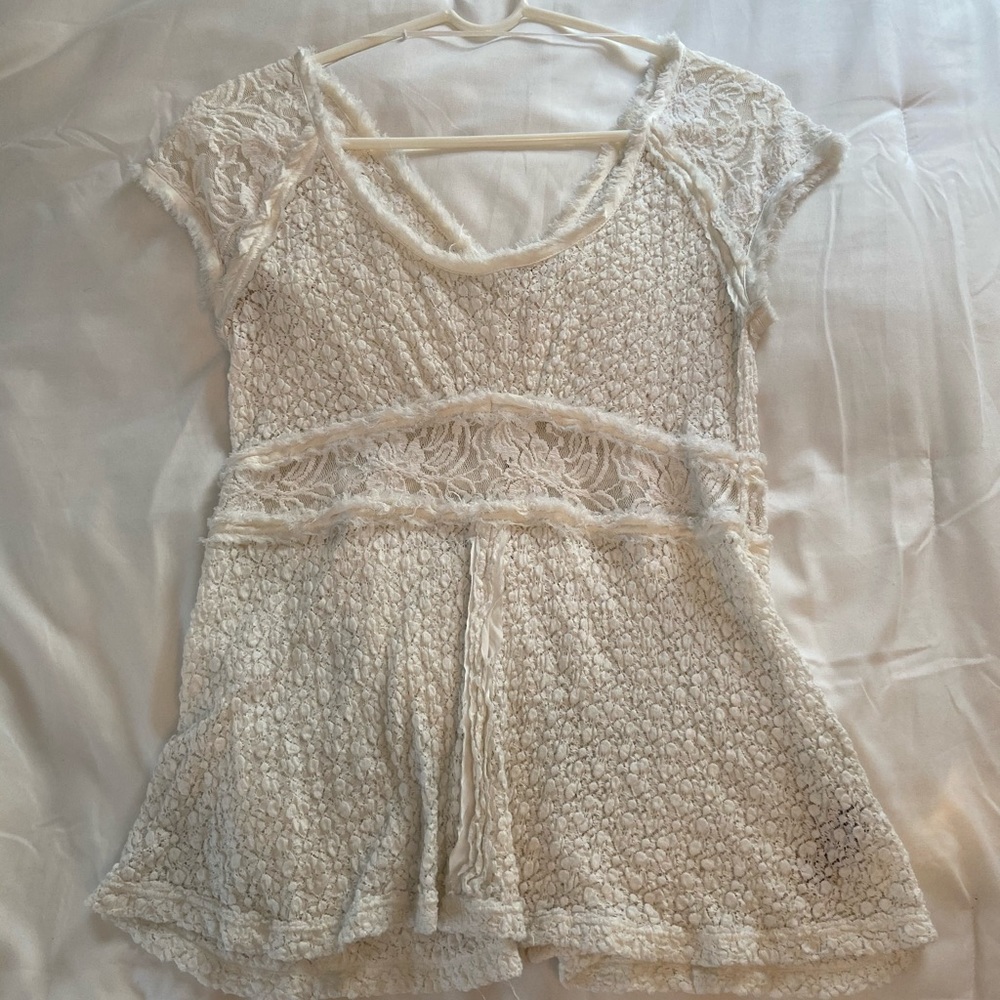 Free People white Top